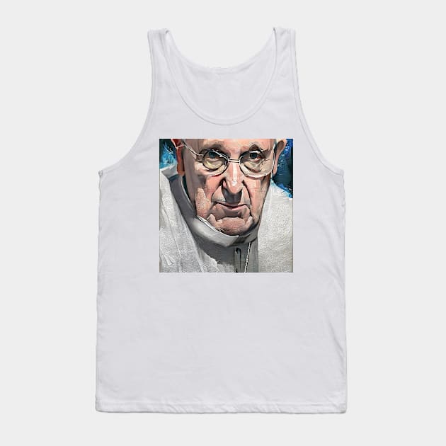 Pope Francis Tank Top by bogfl